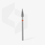 STALEKS EXPERT Diamantfräser „Spitze Birne“ rot, Durchmesser 4 mm, Arbeitsteil 12 mm – Bild 2