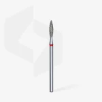 STALEKS EXPERT Diamantfräser "Flamme" rot, Durchmesser 2,3 mm, Arbeitsteil 10 mm – Bild 2