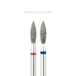 TOUCH Diamant-Nagelfräseraufsatz Flame 025 (rot) – Bild 2