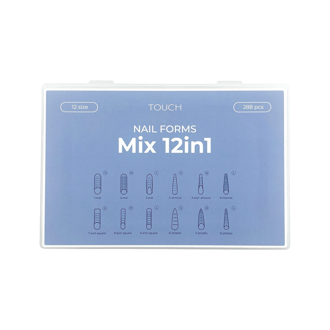 EEjtpa4qRfKLnS70T358kkrEaQlpaXapZTgvNBah TOUCH Nail Tips Upper forms modeling 288pcs, Mix 12in1 - Image 1