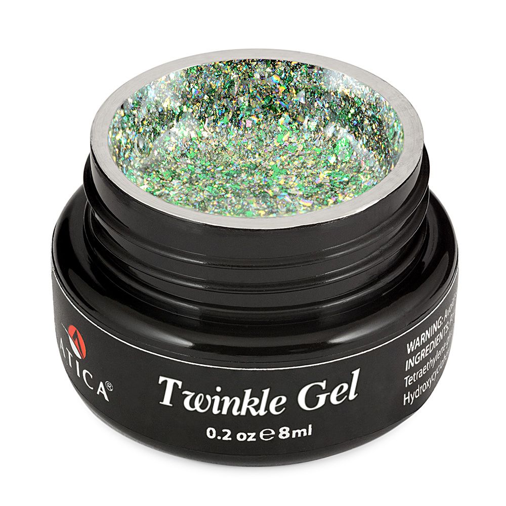 ccsz2_green_gel_0579 Twinkle Gel Peacock 8ml – Bild 1