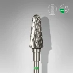 STALEKS EXPERT Hartmetallfräser „stumpfer Kegel“ grün, Durchmesser 6 mm, Arbeitsteil 14 mm