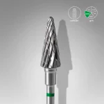 STALEKS EXPERT Hartmetall-Fräser „Kegel“ grün, Durchmesser 6 mm, Arbeitsteil 14 mm