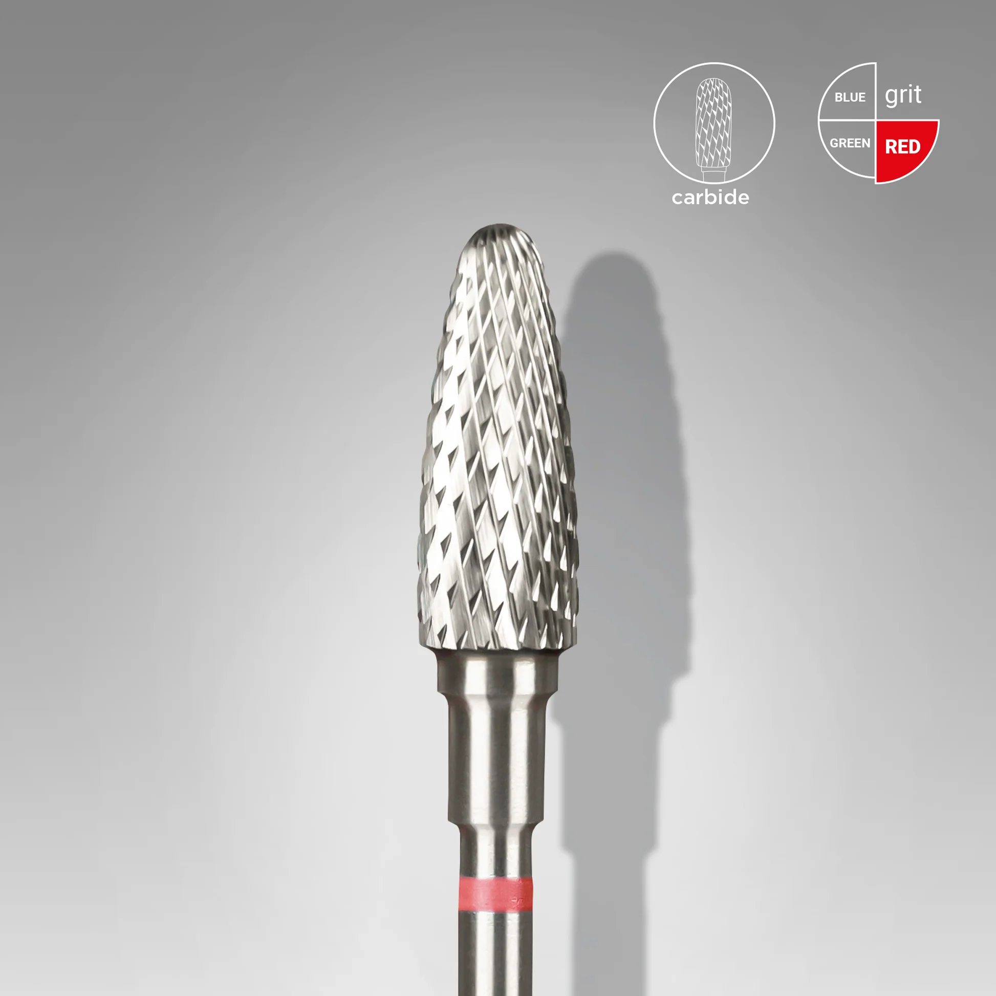 ft90r50_13 STALEKS EXPERT Hartmetall-Maisfräser rot, Durchmesser 5 mm, Arbeitsteil 13 mm – Bild 1