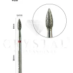 Diamantbit „Flame“ Crystal Professional №28 (rot, 2,4 mm)