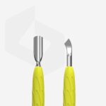 STALEKS UNIQ 10 TYPE 4.2 Gummy Pusher abgerundet schmal und gebogene Klinge – Bild 2