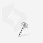 STALEKS EXPERT PODODISC XS Pedikürescheibe mit Wechselfeilen, 180 Grit 10 mm (5 Stück) – Bild 2